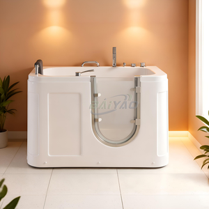 <span class=keywords><strong>Baignoire</strong></span> Jacuzzi Acrylique pour 1 <span class=keywords><strong>Personne</strong></span>, Bain de Massage Intérieur avec Coussins et Accessoires pour Personnes Âgées et Handicapées - Product Image 1
