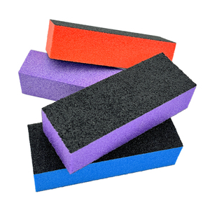 صالونات الاصبع الاحترافية مزيل ورق الصنفرة الصنفرة <span class=keywords><strong>4</strong></span> جوانب عازلة يمكن التخلص منها الإسفنج ملف صنفرة أدوات طلاء الأظافر - Product Image 1