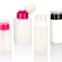 Ensemble de bouteilles vides PP/PE 100/120/150/200ml emballages cosmétiques de pompe de pulvérisation portable pour vernis à ongles enlever la bouteille de pompe