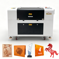 Nueva Máquina de Corte y Grabado Láser CO2 CNC 7050 de Alta Precisión, Refrigeración por Agua, Control Ruida, Leadshine, Automática para Acrílico y Madera