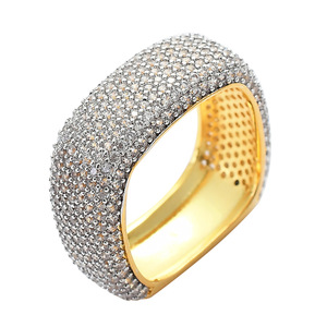 BES New Hip Hop Weiß<span class=keywords><strong>gold</strong></span> gefüllt Iced Out <span class=keywords><strong>Ring</strong></span> Schmuck CZ vergoldet Zirkonia Diamant Hip Hop Frauen Männer <span class=keywords><strong>Ring</strong></span> für Männer - Product Image 1