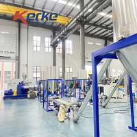 Extrudeuse à deux étages, prix compétitif, machine de fabrication de granulés de masterbatch plastique noir, roulement de moteur, production de 300 à 500 kg/h, 132 kW