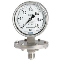 Manomètre analogique haute précision en acier inoxydable 0-10 BAR, cadran 1,5 pouce/40 mm, DN10, OEM disponible, hydraulique et pneumatique