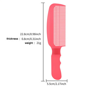 Peigne en plastique professionnel pour barbier, coiffure, démêlage et <span class=keywords><strong>coupe</strong></span> de <span class=keywords><strong>cheveux</strong></span> pour hommes et femmes - Product Image 5