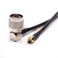 Câble coaxial d'extension d'antenne à faible perte de 6,5 pieds, RG58, 50 ohms, RP-SMA mâle vers LMR195, LMR200, LMR240, LMR400, type N