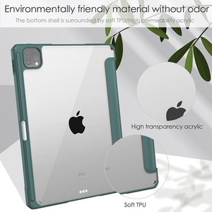 Funda trasera transparente para tableta <span class=keywords><strong>Apple</strong></span> <span class=keywords><strong>iPad</strong></span> <span class=keywords><strong>Pro</strong></span> 11, <span class=keywords><strong>2022</strong></span>, 2021, 2020, 2018 - Product Image 4