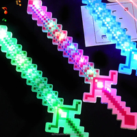 Espadas de Juguete con Luces LED RGB Intermitentes para Halloween y Navidad, Regalo para Fiestas de Cumpleaños Infantiles, Venta al Por Mayor