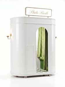 Cabina de Fotos Vintage de Lujo 2026, Kiosco Retro para Bodas, Cabina de Fotos Instantánea Portátil con Cámara DSLR para Eventos y Fiestas - Product Image 2