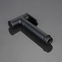 Robinet portable de haute qualité pour salle de bain et douche, type Shattaf turc noir, idéal pour toilettes et bidets