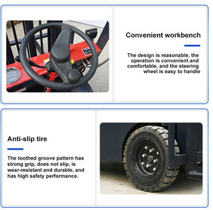 Các nhà máy phổ biến nhất giá kho Trọng lượng cân bằng fanyu cpd25 4WD điện xe nâng xe nâng với không-đánh dấu lốp xe dĩa để bán - Product Image 6