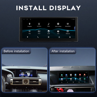 Radio para Auto con Navegación GPS Android 14, Pantalla Táctil, Reproductor de DVD para Lexus IS 250 350, 8+256G