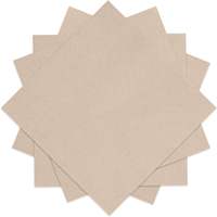 Serviettes en papier kraft naturel sans bois 100% compostables non blanchies écologiques jetables personnalisables Pâques Nouvel An Noël