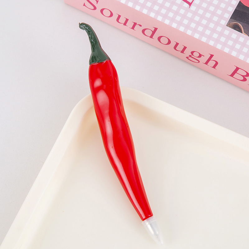 Stylo à bille gros poivron rouge-balle 0.7