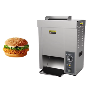 Máquina de Hamburgo comercial completamente automática de doble capa para calentar y hornear embriones de pan - Product Image 1