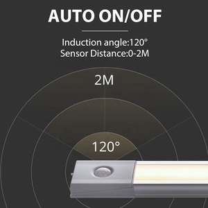 Có thể sạc lại cảm biến chuyển động 40cm 60cm nhà bếp Showcase Dimmable USB có thể sạc lại dẫn ánh sáng tủ - Product Image 3