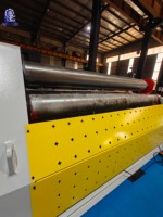 Máquina Laminadora de Placas Hidráulica CNC W12 10x3200 para Doblado de Láminas Metálicas, Formación de Cilindros de Acero al Carbono y Acero Inoxidable