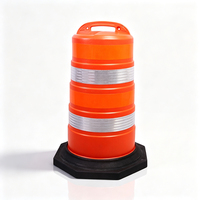 Barreras de seguridad para carretera, barril de carretera, tambores para el tráfico lleno de agua, anticolisión, barril de tráfico, barricada de PE