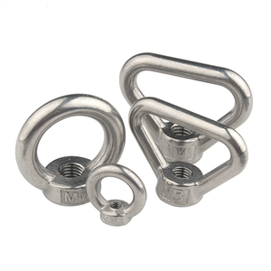Tuercas de elevación con anillo de acero inoxidable A2 DIN582 M5 M6 M8 M10 M12 M14 M16 M18 M20 <span class=keywords><strong>M22</strong></span> M24 - Product Image 1