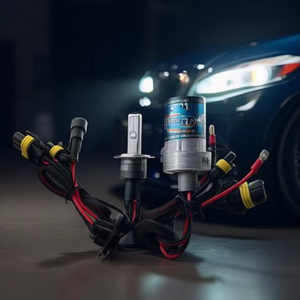 Kit de bombillas de xenón HID H4 de 12V CC de doble haz con arnés de cableado para conversión de faros de coche - Product Image 3