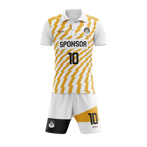HENGYU Orange Customized Soccer Jersey Sublimation Football Uniform Quick Dry POLO Shirt in Competition for m