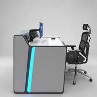 Console d'opérateur, bureau de contrôle industriel, consoles NOC, mobilier de salle de contrôle de centrale électrique, poste de travail de centre de commande