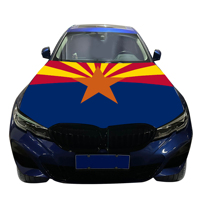 Vente en gros 120x150cm Arizona housses de capot de voiture drapeau abordable résistant à l'usure et durable couverture de capot de moteur de voiture