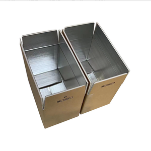 Cách điện Cooler thực phẩm carton sóng nhôm lá Giao hàng hộp tươi đông lạnh trái cây vận chuyển lưu trữ vàng lá Bìa - Product Image 5