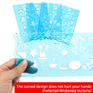 Ensemble de papeterie en plastique motif animal Kawaii Règles d'éducation de la petite enfance - Product Image 5