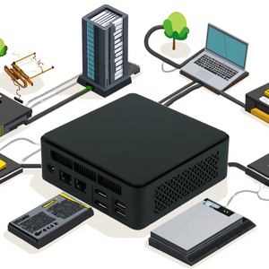 Bán buôn Intel thế hệ thứ 12 N97/N100/N150/n305 Mini <span class=keywords><strong>PC</strong></span> chơi Game N100 nhỏ nhất NUC comput với DDR4 RAM Sản phẩm mới - Product Image 1
