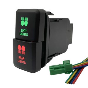 Blue FOG LIGHTS Push Button Switch For Toyota Tacoma Tundra 4Runner Hilux RAV4 - Foto 2