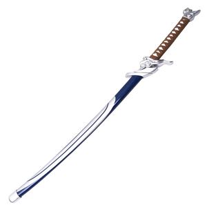 Espada Katana samurái japonesa Real para Cosplay League of Legends la espada <span class=keywords><strong>de</strong></span> juguete Unforgive - Product Image 1