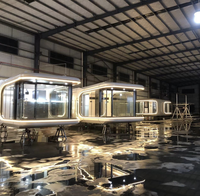 Maison de Luxe Volferda, Capsule Spatiale de 8,5 m pour 5 Personnes, Maison Conteneur Mobile Pliable Préfabriquée