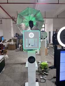 Support de photomaton carré pour iPad le plus populaire de 2024, pour événements extérieurs, fêtes et mariages, avec <span class=keywords><strong>imprimante</strong></span> - Product Image 5