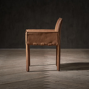 Sedia da <span class=keywords><strong>soggiorno</strong></span> personalizzabile geometrica Wabi-Sabi sedia <span class=keywords><strong>in</strong></span> vera pelle retrò <span class=keywords><strong>legno</strong></span> per uso <span class=keywords><strong>soggiorno</strong></span> - Product Image 3