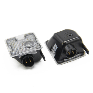 Autodragons Luz LED para espejo retrovisor de coche con logotipo, redonda y cuadrada, Mk3 Mk3.5 Mk4, luz de bienvenida para espejo lateral - Product Image 2