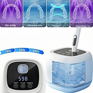 Máquina de Limpieza Dental Ultrasónica 2025 para Aparatos Ortodónticos e <span class=keywords><strong>Invisalign</strong></span> con Esterilización UV, Modelo 160 de Acero Inoxidable ABS 304 - Product Image 4
