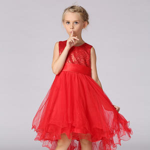 Nuevo Estilo 2017, Vestido de Una Pieza sin Mangas, Vestidos de Fiesta para Niñas - Product Image 1