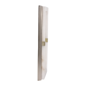 Vassoio rettangolare in alabastro per decorare il tavolino da caffè, elegante complemento d'arredo per la camera da letto o il bagno. - Product Image 3