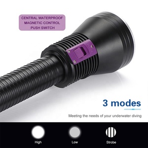 Asafee 3 Chiếc Đèn Pin Lặn Chống Nước Siêu Sáng Led Xhp70.2 Đèn Pin Lặn Dưới Nước LED Sạc Được 8000LM - Product Image 5