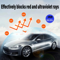 Film teinté professionnel 3M Nano Céramique pour vitres de voiture, 30*1.52 mètres, vente en gros, film adhésif pour voitures