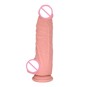 Großer Monster Realistic Soft Liquid Silikon <span class=keywords><strong>dildo</strong></span> mit praktischem Freisprech-Saugnapf für Frauen - Product Image 1