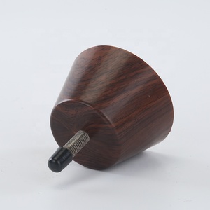 Pieds de meubles en métal et fer au design minimaliste avec <span class=keywords><strong>imitation</strong></span> grain de <span class=keywords><strong>bois</strong></span> en ABS pour armoire, canapé, lit, salon, usage extérieur - Product Image 5