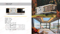 Capsule spatiale modulaire en acier préfabriquée pour hôtels de luxe et sites panoramiques, idéale pour les applications en plage, ateliers et parcs.