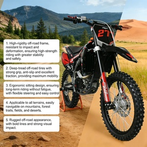 <span class=keywords><strong>Moto</strong></span> tout-terrain pour adultes ZS CB300cc monocylindre 2 soupapes refroidie par air, démarrage électrique et au kick, pour la montagne et le tout-terrain - Product Image 1