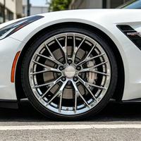 Jantes forgées Bku 5x120.65 chromées pour Chevrolet Corvette C7 C8 C6 C5 Z06 ZR1, jantes de course en alliage personnalisées de 19, 20 et 21 pouces