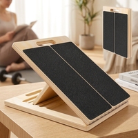 Planche inclinée portable en bois pour étirements des mollets, squats, étireurs de mollets, Pilates, équipement de fitness, planche inclinée réglable