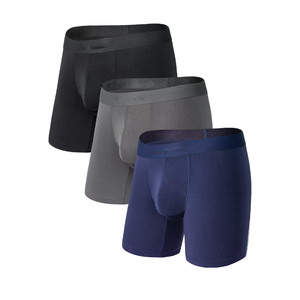 Ropa Interior Masculina CELINNE con Diseño de Separación de Bolsas, Cómoda, de Bambú, con Doble Bolsa de Soporte, Transpirable, Tipo Bóxer - Product Image 1