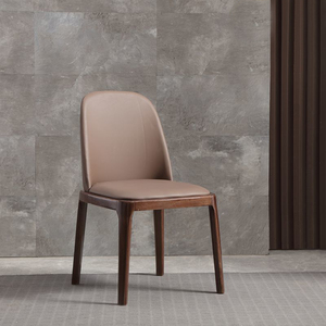 Chaises <span class=keywords><strong>de</strong></span> salle à manger modernes en bois massif, revêtement en velours/cuir, dossier <span class=keywords><strong>ergonomique</strong></span>, durables, imperméables, pliables pour hôtels - Product Image 3