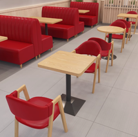 Ensemble de tables et de chaises pour restaurant moderne, tables à fondue, pour usage commercial