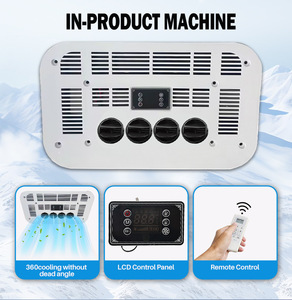 Aire Acondicionado Portátil de 12V 24V para Auto, Camión, Autobús, Sistema de Refrigeración para Estacionamiento AC/DC - Product Image 1